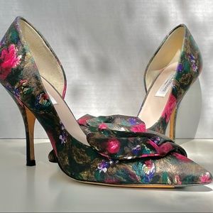 L.K. Bennett “Balmore” Floral D’orsay Heel.   🪷GORGEOUS!
